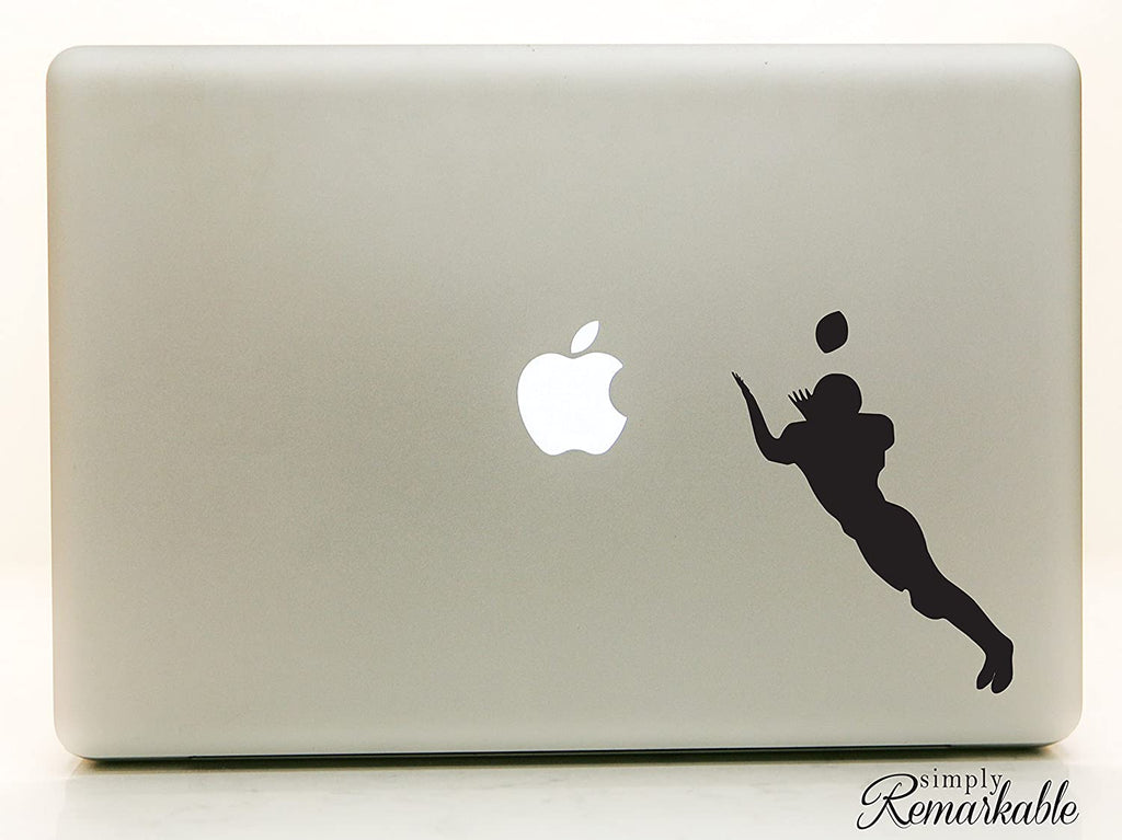 Vinyl Decal Sticker for Computer Wall Car Mac MacBook and More Sports Sticker Football Decal Size 5.2 x 3.9 inches