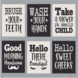 Bathroom Prints - Set of six - Decorate Your Bathroom with These 5