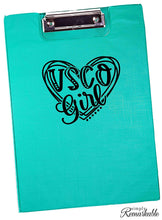 Load image into Gallery viewer, VSCO Girl Heart Decal Sticker for Walls, car, Computer and Locker. for Girls who Like scrunchies, Water Bottles, Turtles, Metal Straws, Tea and sksksk 5.2" x 4.3"