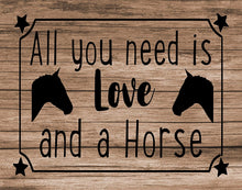 Load image into Gallery viewer, Horse lovers and equestrian set of three poster prints - Decorate your home, office or barn. Reclaimed wood background will compliment decor. Frame NOT included (8x10, Set 1 (3 Prints))