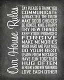 House Rules - Beautiful Photo Quality Poster Print - Decorate your home with these beautiful prints for kitchen, bath, family room, housewarming gift Made in the USA (8