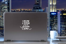 Load image into Gallery viewer, &quot;I Became A Teacher for The Fortune and Fame Removable Vinyl Stickers [5.2&quot; x 4.3&quot;] Vinyl Decal for Book, Laptop, Car Or Wall Décor USA Made and Gift for Occupations Teaching Lovers