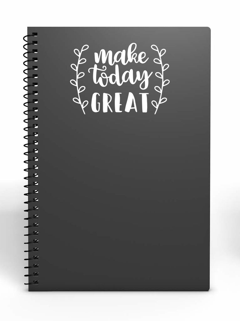 Make Today Great | 5.2" x 3.7" Vinyl Sticker | Peel and Stick Inspirational Motivational Quotes Stickers Gift | Decal for Inspiration/Motivation Lovers