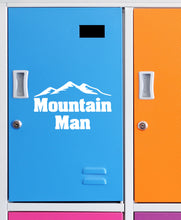 Load image into Gallery viewer, Mountain Man | 5.2" x 3.2" Vinyl Sticker | Peel and Stick Inspirational Motivational Quotes Stickers Gift | Decal for Outdoors/Nature Lovers