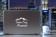 Load image into Gallery viewer, Santa Cruz Mountains | 5.2" x 3.7" Vinyl Sticker | Peel and Stick Inspirational Motivational Quotes Stickers Gift | Decal for Outdoors/Nature Lovers