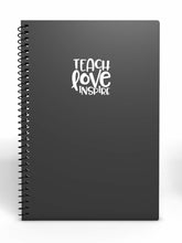 Load image into Gallery viewer, Teach Love Inspire | 4.5" x 2.2" Vinyl Sticker | Peel and Stick Inspirational Motivational Quotes Stickers Gift | Decal for Occupations Teaching Lovers