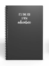Load image into Gallery viewer, It&#39;s Time for A New Adventure | 5.2&quot; x 4.2&quot; Vinyl Sticker | Peel and Stick Inspirational Motivational Quotes Stickers Gift | Decal for Adventure/Travel Lovers