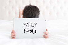 Load image into Gallery viewer, Family is Family | 5.2&quot; x 4.4&quot; Vinyl Sticker | Peel and Stick Inspirational Motivational Quotes Stickers Gift | Decal for Family General Lovers