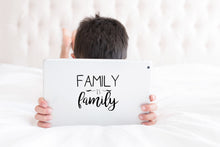 Load image into Gallery viewer, Family is Family | 5.2" x 4.4" Vinyl Sticker | Peel and Stick Inspirational Motivational Quotes Stickers Gift | Decal for Family General Lovers