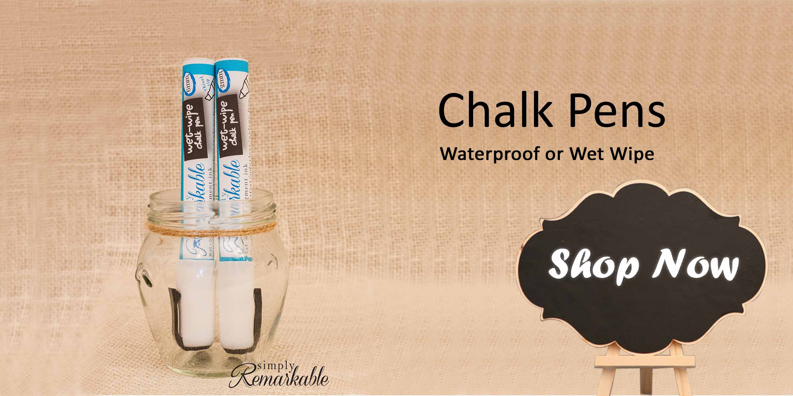 Waterproof Chalk Pen to Write or Draw Custom Labels, Tags and More, Go –  Simply Remarkable