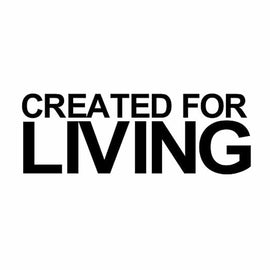 Vinyl Decal Sticker for Computer Wall Car Mac MacBook and More - Created for Living - 8 x 2.8 inches