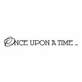 Vinyl Decal Sticker for Computer Wall Car Mac MacBook and More - Once Upon A Time 7.6 x 1 inches