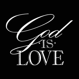 Vinyl Decal Sticker for Computer Wall Car Mac MacBook and More God is Love 5.2 x 4 inches