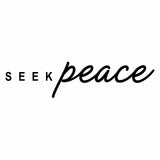 Vinyl Decal Sticker for Computer Wall Car Mac MacBook and More - Seek Peace - 8 x 1.9 inches