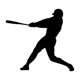 Vinyl Decal Sticker for Computer Wall Car Mac MacBook and More Sports Sticker Baseball Player Decal Size 5.2 x 5.75 inches