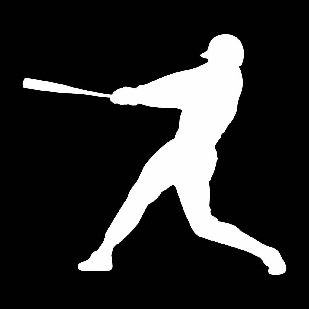 Vinyl Decal Sticker for Computer Wall Car Mac MacBook and More Sports Sticker Baseball Player Decal Size 5.2 x 5.75 inches