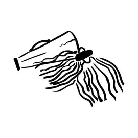 Vinyl Decal Sticker for Computer Wall Car Mac MacBook and More - Cheerleading Pom Poms - 5.2 x 3.5 inches