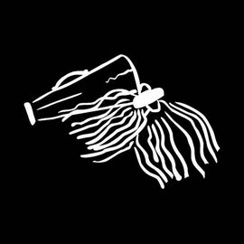 Vinyl Decal Sticker for Computer Wall Car Mac MacBook and More - Cheerleading Pom Poms - 5.2 x 3.5 inches