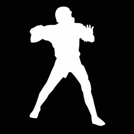 Vinyl Decal Sticker for Computer Wall Car Mac MacBook and More Sports Sticker Football Decal Size 7 x 4.5 inches