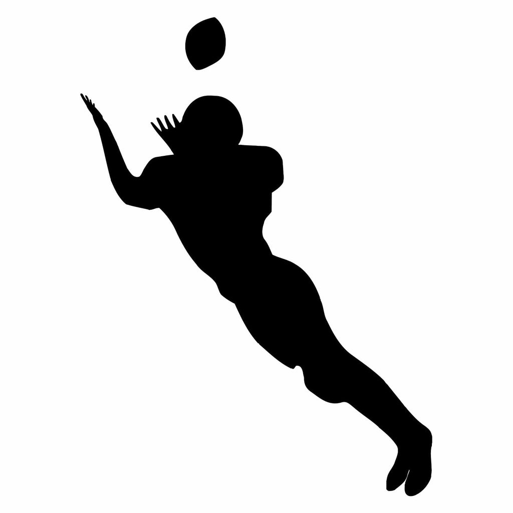Vinyl Decal Sticker for Computer Wall Car Mac MacBook and More Sports Sticker Football Decal Size 5.2 x 3.9 inches