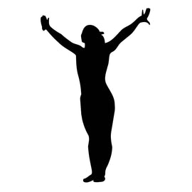 Vinyl Decal Sticker for Computer Wall Car Mac MacBook and More Sports Sticker Gymnast Decal Gymnastics - Size 5.2 x 3.3 inches