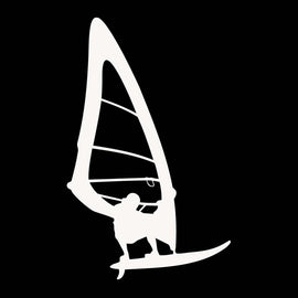 Vinyl Decal Sticker for Computer Wall Car Mac MacBook and More Sports Windsurfing Decal - Size - 5.3 x 3.2 inches