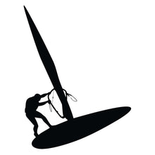 Load image into Gallery viewer, Vinyl Decal Sticker for Computer Wall Car Mac MacBook and More Sports Windsurfing Decal - Size - 5.2 x 5.2 inches