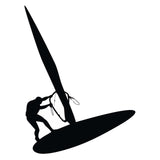 Vinyl Decal Sticker for Computer Wall Car Mac MacBook and More Sports Windsurfing Decal - Size - 5.2 x 5.2 inches