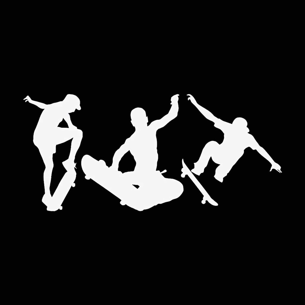Skateboarder Vinyl Decal Sticker for Computer Wall Car Mac MacBook and More 8" x 3.6"