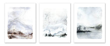 Load image into Gallery viewer, Landscape Snowy Forest Weather Wall Art Prints Set - Ideal Gift For Family Room Kitchen Play Room Wall Décor Birthday Wedding Anniversary | Set of 3 - Unframed- 8x10 Photos