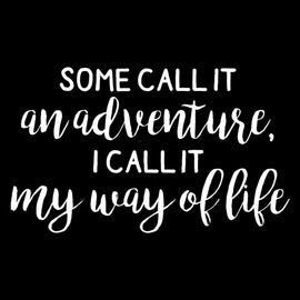 Some Call It an Adventure, I Call It My Way of Life | Removable Vinyl Stickers [7