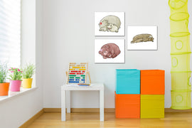 Mom and Baby 1 Wall Art Prints Set - Home Decor For Kids, Child, Children, Baby or Toddlers Room - Gift for Newborn Baby Shower | Set of 3 - Unframed- 8x10 Photos