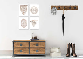 Macrame Art Design Wall Art Prints Set - Ideal Gift For Family Room Kitchen Play Room Wall Décor Birthday Wedding Anniversary | Set of 4 - Unframed- 8x10 Photos