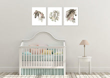 Load image into Gallery viewer, Horses Face Sketch Nursery Wall Art Prints Set - Home Decor For Kids, Child, Children, Baby or Toddlers Room - Gift for Newborn Baby Shower | Set of 3 - Unframed- 8x10 Photos