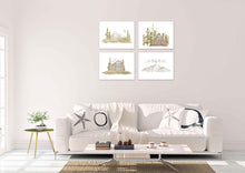 Load image into Gallery viewer, Outdoor Cabin Hippie Landscape Forest Wall Art Prints Set - Ideal Gift For Family Room Kitchen Play Room Wall Décor Birthday Wedding Anniversary | Set of 4 - Unframed- 8x10 Photos
