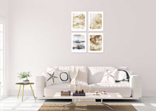Load image into Gallery viewer, Multicolour Watercolor Art Marble Style Wall Art Prints Set - Ideal Gift For Family Room Kitchen Play Room Wall Décor Birthday Wedding Anniversary | Set of 4 - Unframed- 8x10 Photos