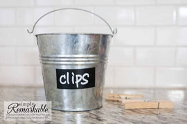 Reusable Chalk Labels - 40 Rectangle Shape 2