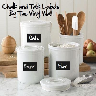 Chalk Labels - 40 Small Rectangle Shape 2" x 1" Labels are Dishwasher Safe - Wipe Clean and Reused, For Organizing, Decorating, Crafts, Personalized Hostess Gifts, Wedding Party Favors