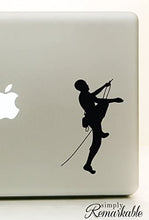 Load image into Gallery viewer, Vinyl Decal Sticker for Computer Wall Car Mac MacBook and More Rock Climbing Decal - Size 5.2 x 2.7 inches