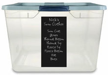 Load image into Gallery viewer, Chalk Labels - 9 Extra Large Rectangle Shape 5&quot; x 2.5&quot; Labels are Dishwasher Safe - Wipe Clean and Reused, for Organizing, Decorating, Crafts, Personalized Hostess Gifts, Wedding Party Favors