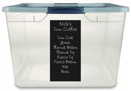 Chalk Labels - 9 Extra Large Rectangle Shape 5