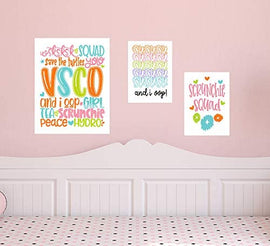 VSCO Girl Wall Art Prints (Set of 3) (1) 8