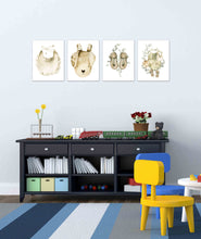 Load image into Gallery viewer, Frok Bag Bib &amp; Sandle Boho Nursery Wall Art Prints Set - Home Decor For Kids, Child, Children, Baby or Toddlers Room - Gift for Newborn Baby Shower | Set of 4 - Unframed- 8x10 Photos