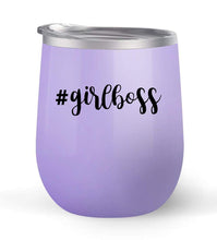 Load image into Gallery viewer, #girlboss - Choose your tumbler color &amp; create a personalized tumbler for Wine Water Coffee &amp; more! Premier Maars Brand 12oz insulated cup keeps drinks cold or hot Perfect gift