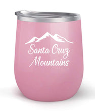 Load image into Gallery viewer, Santa Cruz Mountains - Choose your cup color &amp; create a personalized tumbler for Wine Water Coffee &amp; more! Premier Maars Brand 12oz insulated cup keeps drinks cold or hot Perfect gift
