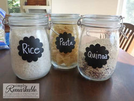 Reusable Chalk Labels - 36 Flower Shape 1.7