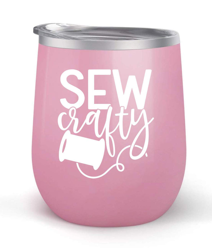 Sew Crafty - Choose your cup color & create a personalized tumbler for Wine Water Coffee & more! Premier Maars Brand 12oz insulated cup keeps drinks cold or hot Perfect gift