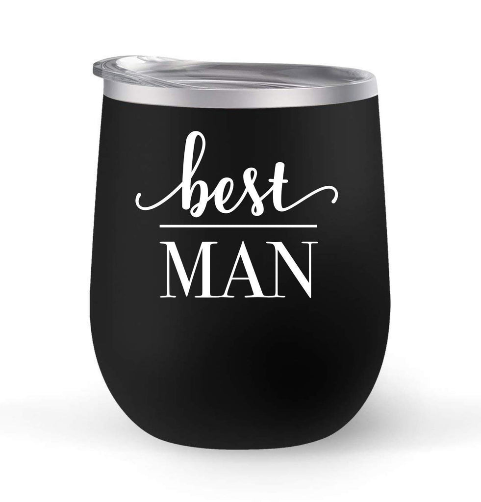 Simply Remarkable Best Man - Wedding Gift Choose your cup color | Tumbler (12 oz.) Walled Insulated Wine Cup for Travel, Work, Gym, Fitness | Hot and Cold Drink(Multicolor)