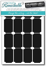 Reusable Chalk Labels - 32 Ticket Shape 2