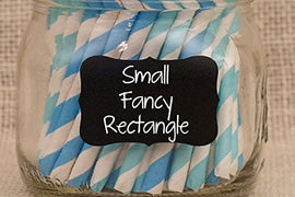 Reusable Chalk Labels - 32 Small Fancy Rectangle 2